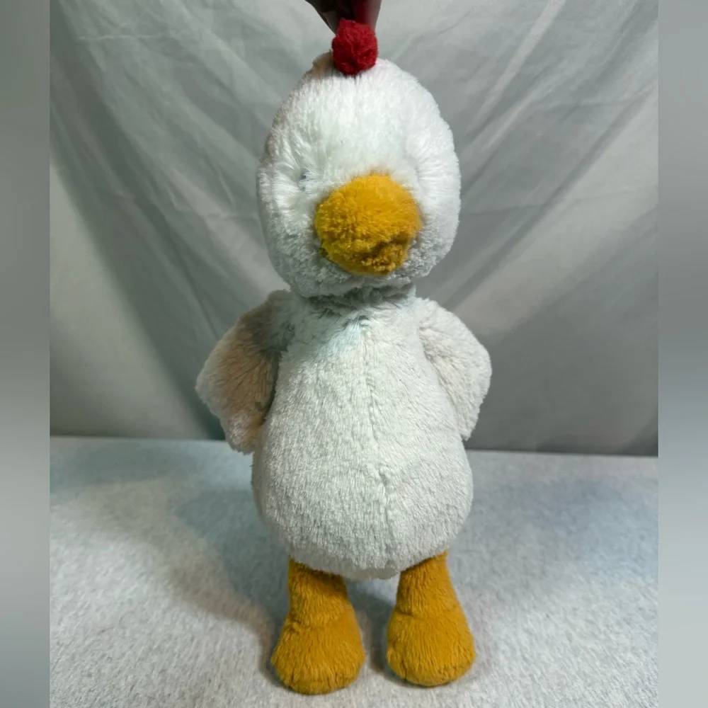 Jellycat Bashful Chicken Stuffed Animal – Medium‎ 12” 🐔💛 RETIRED